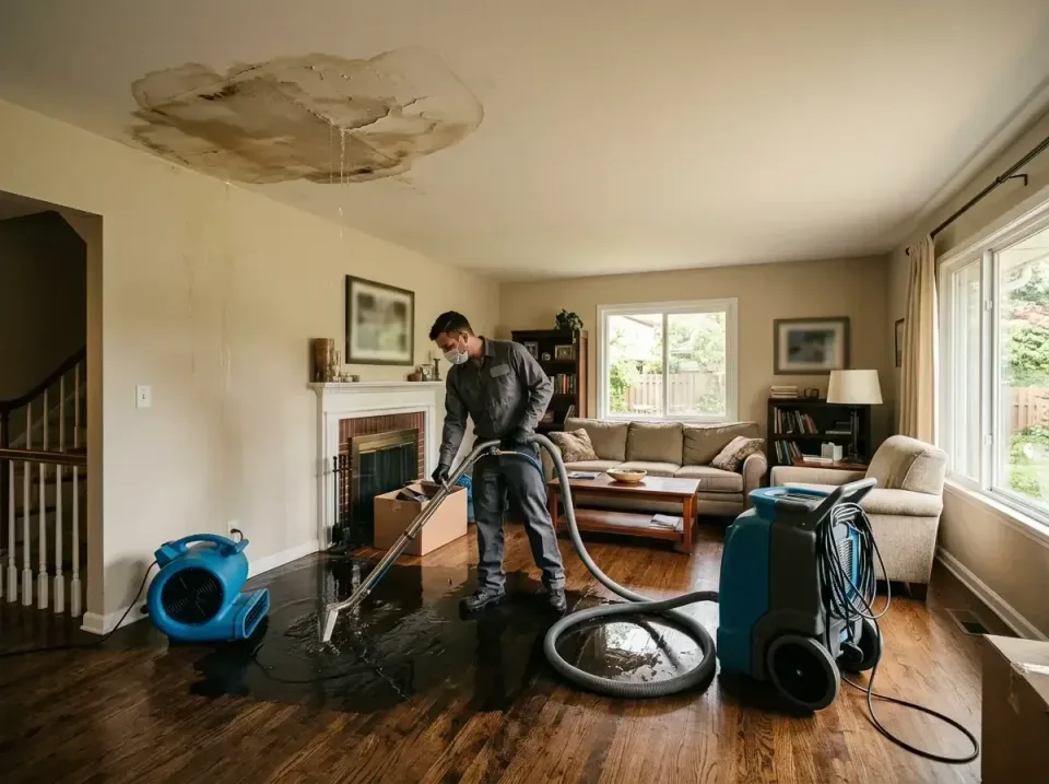 attic-pipe-burst-ceiling-drip-008 — frequently asked questions, Water Damage Restoration & Carpet Care in Blairsville, PA